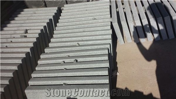 Chiseled Andesite Stone Slab/China Grey Basalt Split Tiles